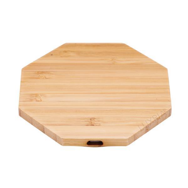 Luxria Wood ChargePad - Drevená bezdrôtová nabíjačka hexagon 10W